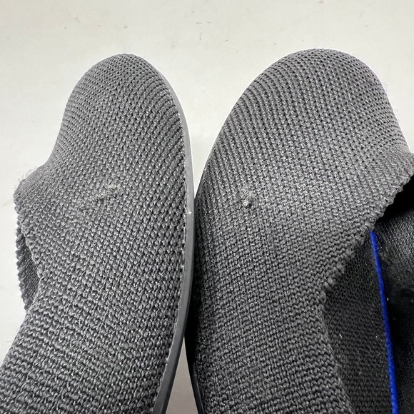 Rothys Flat Black Knit Ballet Round Toe Travel Comfort Shoe Womens Size 8 - Picture 9 of 12